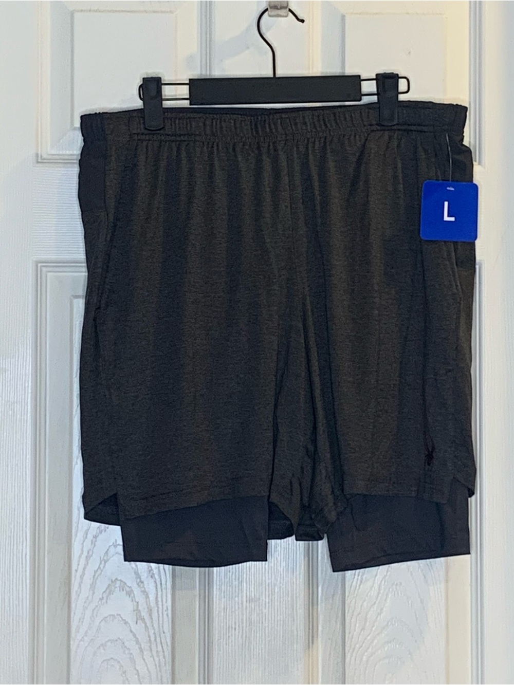 Spyder Active Mens Performance Shorts Dark Gray Size Large